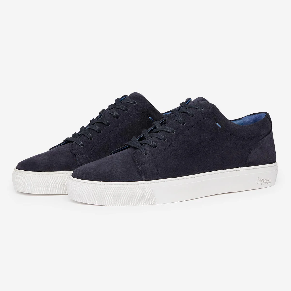 Hayle Navy Suede