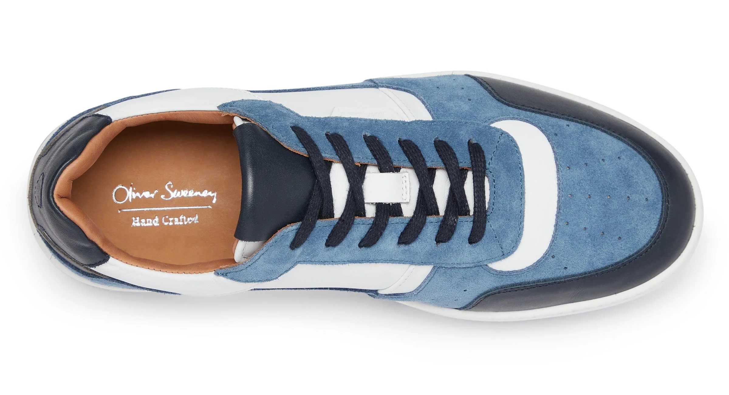 Noura White/Navy 7 Noura White/Navy