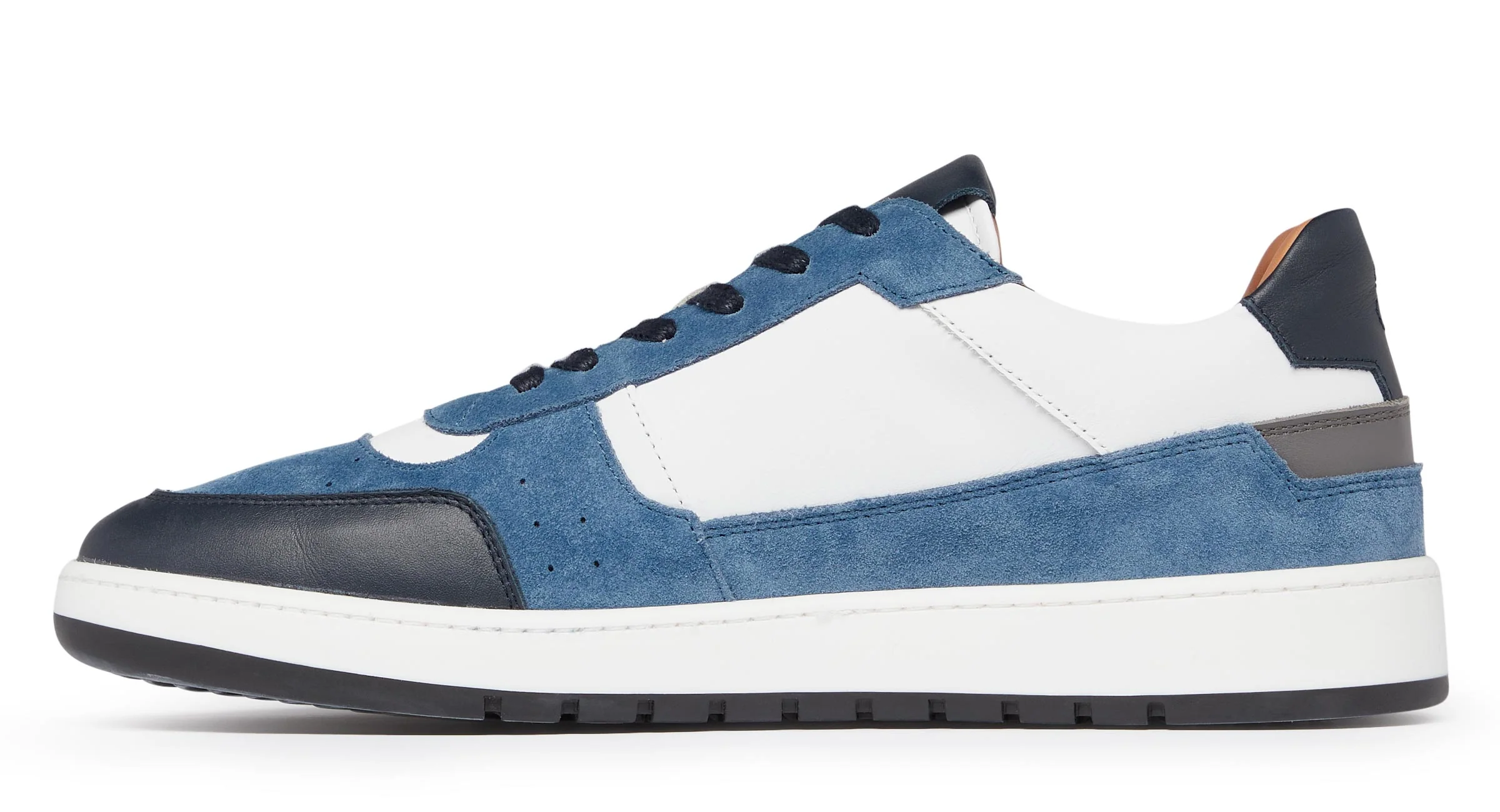 Noura White/Navy 8 Noura White/Navy