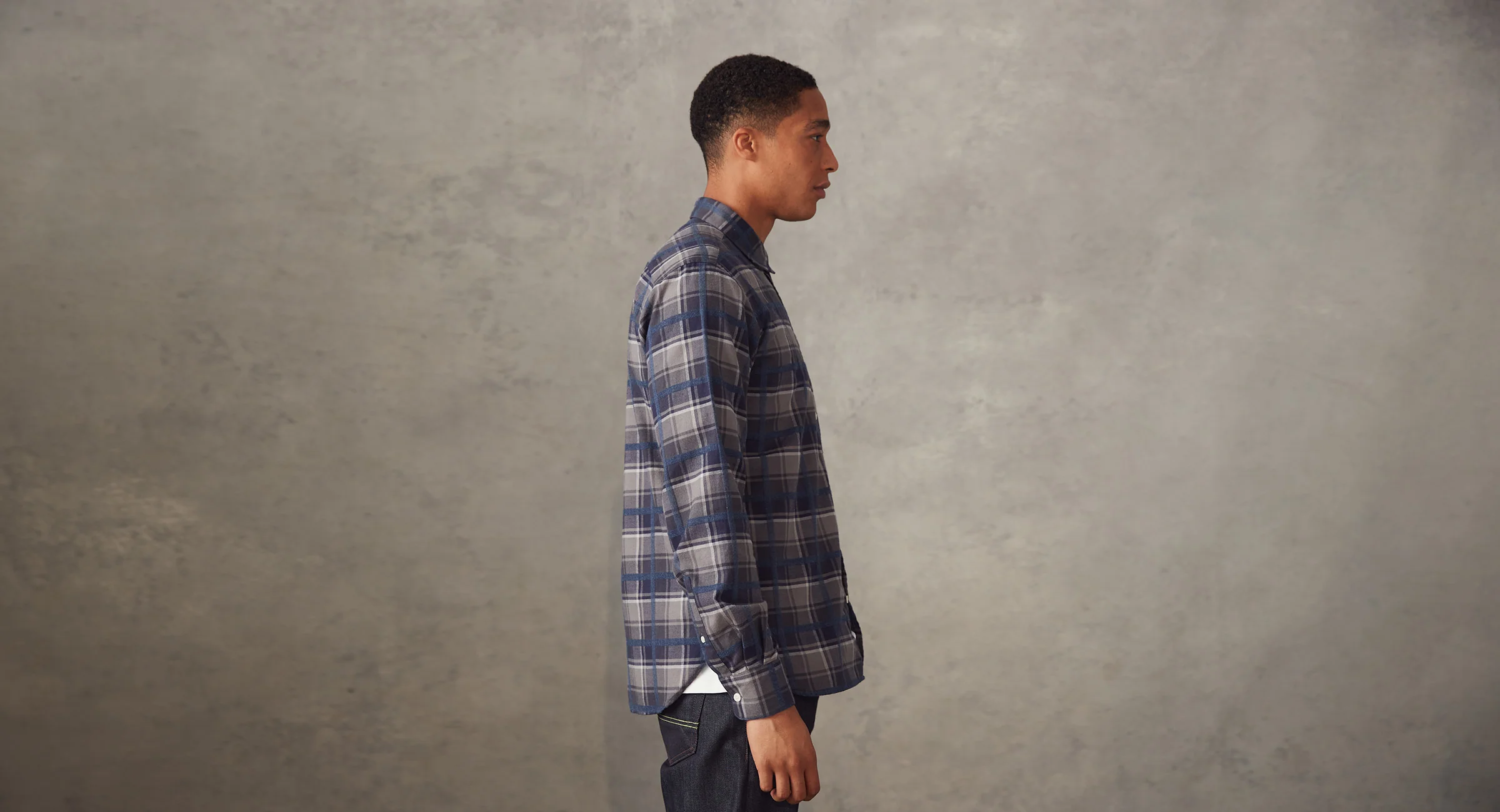 Censo Grey Blue Check 5 Censo Grey Blue Check