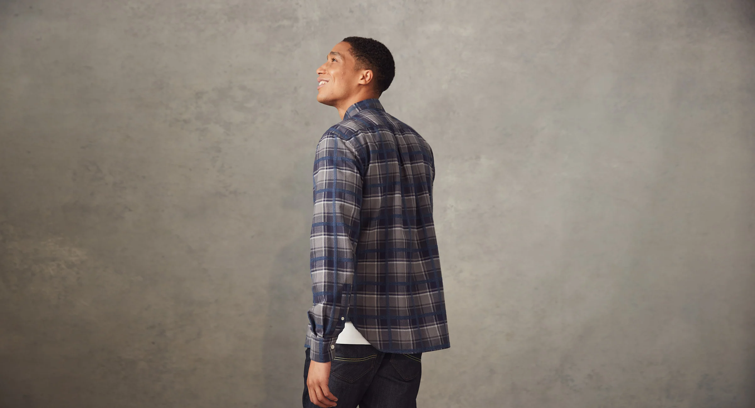 Censo Grey Blue Check 6 Censo Grey Blue Check