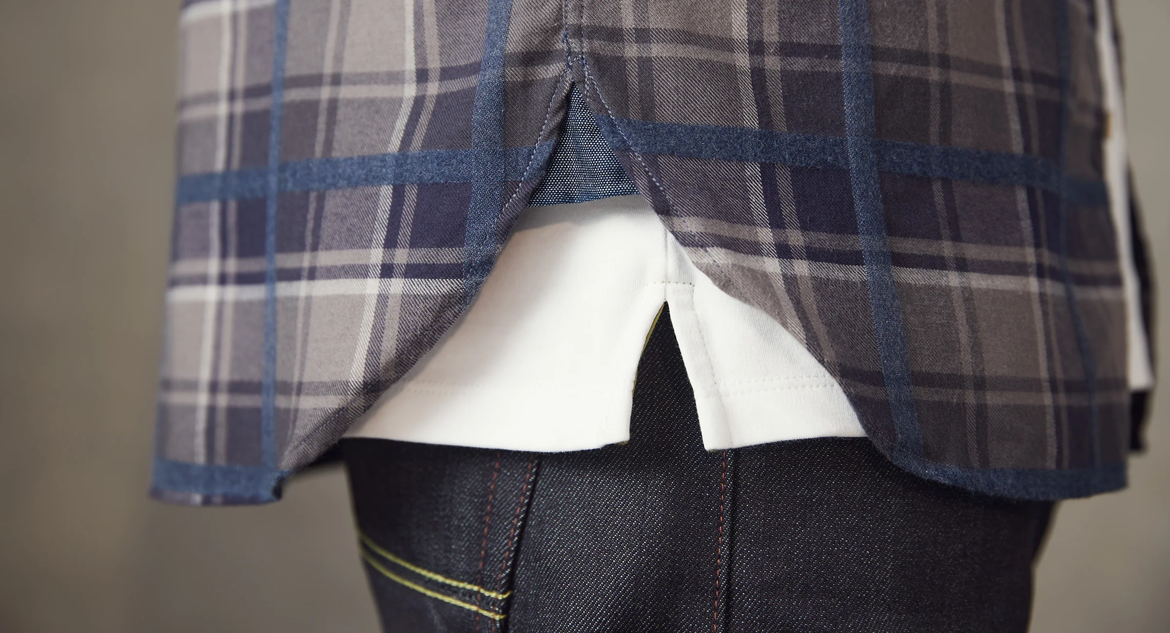 Censo Grey Blue Check 7 Censo Grey Blue Check