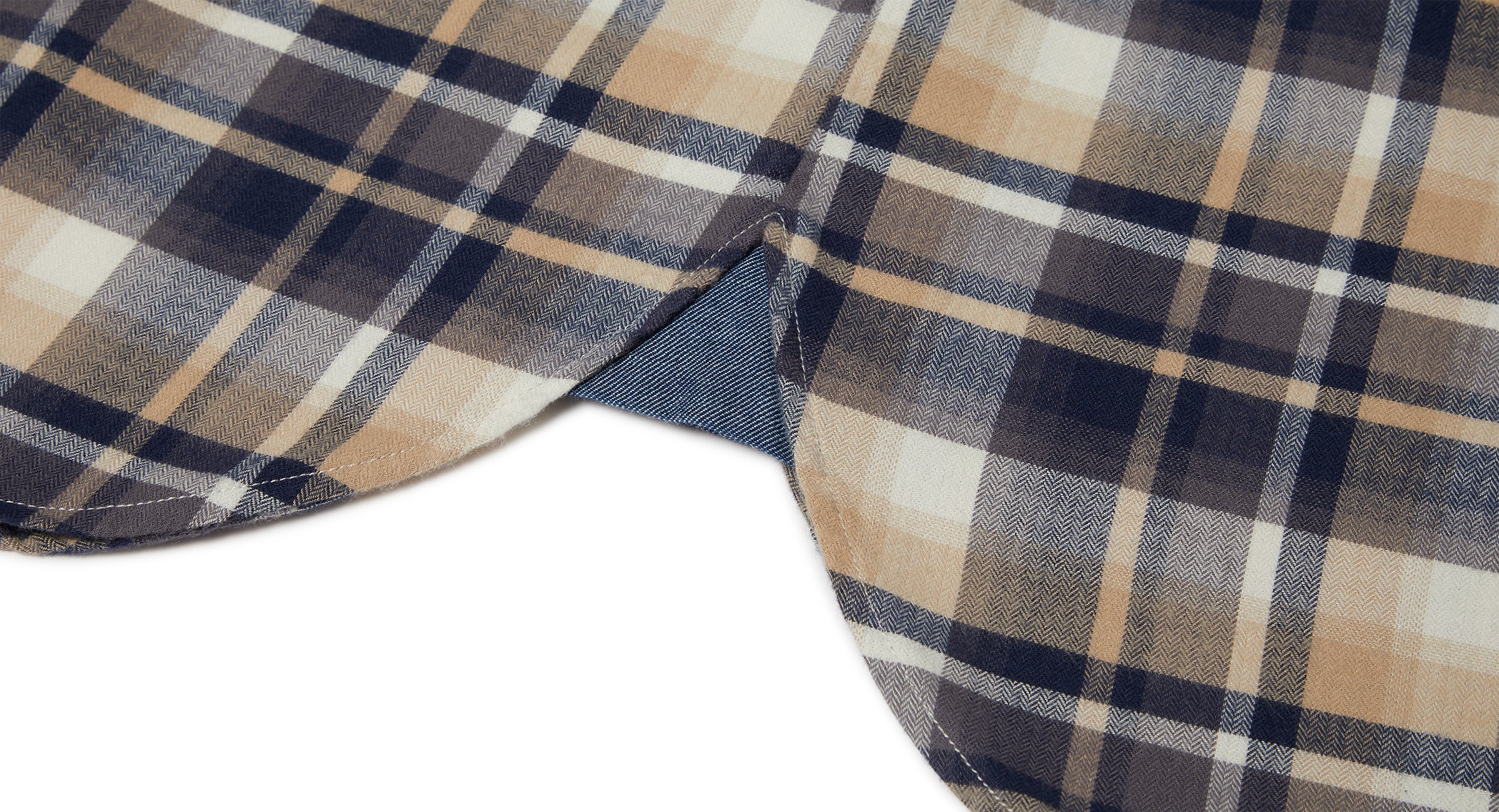 Censo Navy/Beige Check 16 Censo Navy/Beige Check